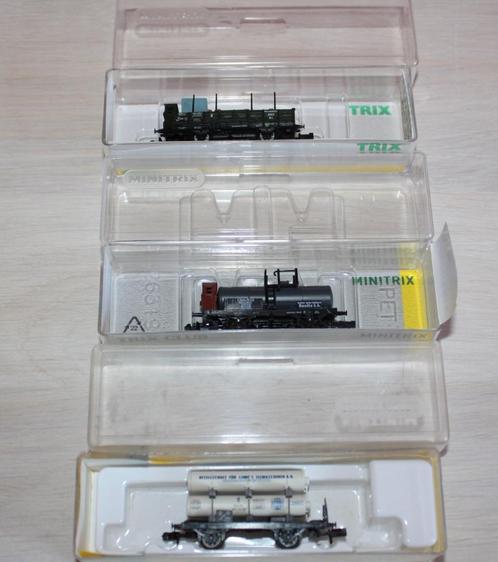 3 wagons Minitrix Club Epoque I K-Bay en TTBel état N 1/160, Hobby en Vrije tijd, Modeltreinen | N-Spoor, Zo goed als nieuw, Wagon