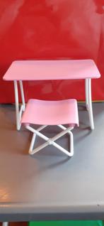 Table et siège pour poupée barbie Mattel 1987, Enlèvement ou Envoi, Utilisé