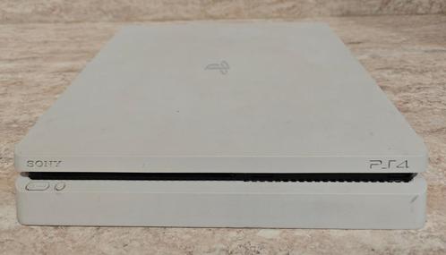 PS4 Slim White 500GB SSD, Games en Spelcomputers, Spelcomputers | Sony PlayStation 4, Gebruikt, Slim, 500 GB, Met 1 controller