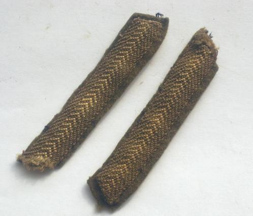 Volontaires belges Infantry rank stripes Brigade Piron, Verzamelen, Militaria | Tweede Wereldoorlog, Landmacht, Embleem of Badge