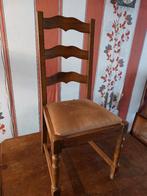 Chaises 6 en bois massif, Brun, Enlèvement, Bois, Cinq, Six Chaises ou plus