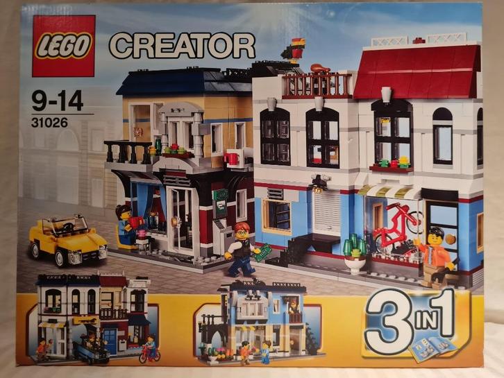 LEGO - 31026 - Fietsenwinkel en café, Kinderen en Baby's, Speelgoed | Duplo en Lego, Nieuw, Lego, Complete set, Ophalen of Verzenden