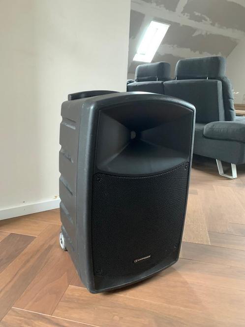 Mobiele accu-speaker Audiophony CR25A-COMBO 250W, TV, Hi-fi & Vidéo, Enceintes, Utilisé, Haut-parleurs Frontaux, Arrière ou Stéréo