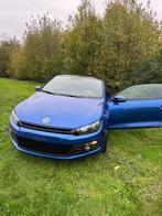 Goed onderhouden Scirocco1.4TSI | Panoramadak | Mooi geluid!, Auto's, Volkswagen, Blauw, Leder en Stof, Bedrijf, Handgeschakeld