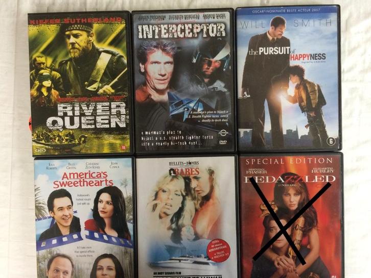 DVD 1,5 euro per stuk, Cd's en Dvd's, Dvd's | Overige Dvd's, Ophalen of Verzenden