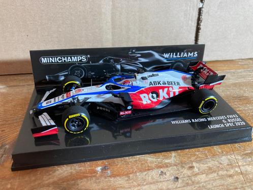 George Russell 1:43 Rokit Williams Racing FW43 2020 F1, Collections, Marques automobiles, Motos & Formules 1, Neuf, ForTwo, Enlèvement ou Envoi