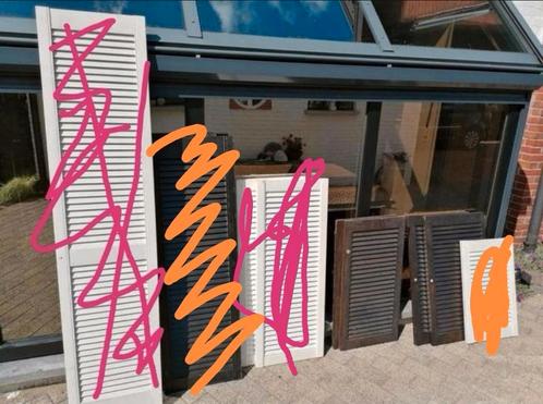 Louvre deuren,  nog 1set, Huis en Inrichting, Woonaccessoires | Kamerschermen, Gebruikt, Ophalen