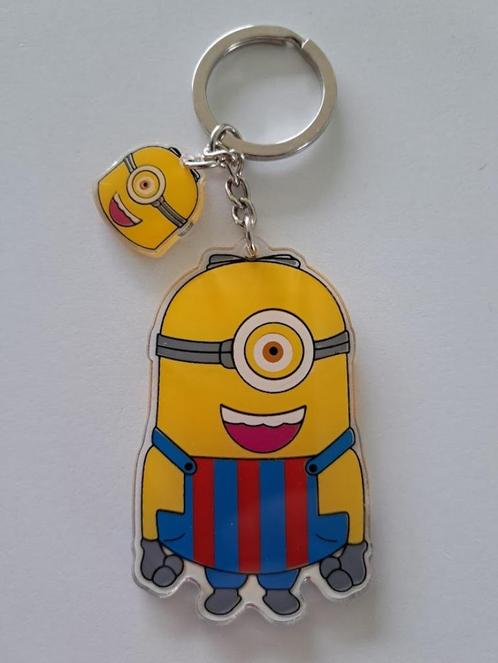 Leuke Sleutelhanger - Minions - Kleine en grote in één, Verzamelen, Poppetjes en Figuurtjes, Zo goed als nieuw, Ophalen of Verzenden