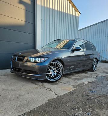 Bmw 325i N52, Auto's, BMW, Automaat, Achterwielaandrijving, Zwart, Leder