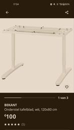 IKEA BEKANT bureautafel zonder blad, Huis en Inrichting, Bureaus, Ophalen, Zo goed als nieuw