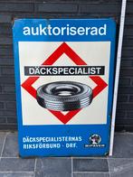 Emaillen plaat Däckspecialist, Ophalen