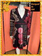 Jurk dames XL desigual, Kleding | Dames, Jurken, Maat 38/40 (M), Zwart, Ophalen of Verzenden, Zo goed als nieuw