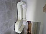 salon en cuir ivoire, Ophalen, 250 tot 300 cm, Hoekbank, Leer