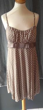 bruin kleed Bel & Bo, Kleding | Dames, Jurken, Bel & Bo, Ophalen of Verzenden, Maat 38/40 (M), Bruin
