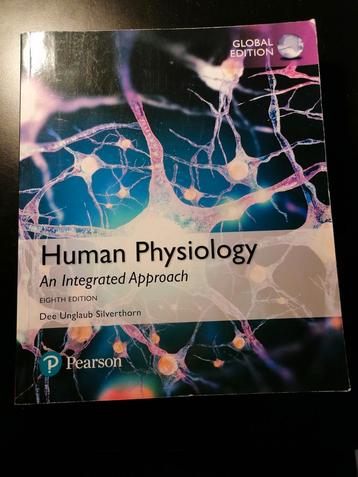 Human Physiology An Integrated Approach eight edition  beschikbaar voor biedingen