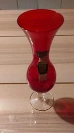 Vase rouge, fait main, manufacture de Boussu, Enlèvement