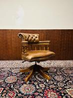 Engels Springvale Chesterfield Captain Chair Bureaustoe, Antiek en Kunst, Ophalen of Verzenden