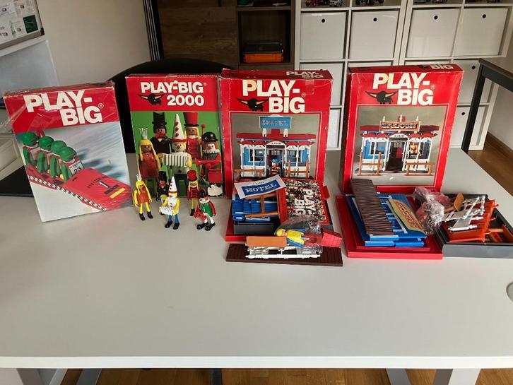 playbig saloon 5633 hotel 5632 circus 6060 bob-set 5830, Kinderen en Baby's, Speelgoed | Playmobil, Zo goed als nieuw, Complete set