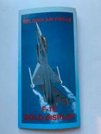 Flyer F-16 Solo Display 1994 Belgian Air Force Kleine Brogel, Envoi, Armée de l'air, Autres types