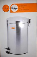 Pedaalemmer van 12 liter *Nieuw*, Ophalen, Met pedaal, Nieuw, Metaal