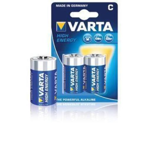 Varta 2 x batterij Alkaline C/ LR14 1.5V High Energy 2-blist, Hobby en Vrije tijd, Elektronica-componenten, Nieuw, Ophalen of Verzenden