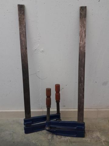 Elzett F-klem / schroefklem / lijmklem - 200x700mm - Groot  beschikbaar voor biedingen