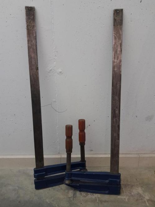 Elzett F-klem / schroefklem / lijmklem - 200x700mm - Groot, Doe-het-zelf en Bouw, IJzerwaren en Bevestigingsmiddelen, Gebruikt