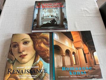 3 boeken Köneman  Architectuur-Beeldhouw en Schilderkunst beschikbaar voor biedingen