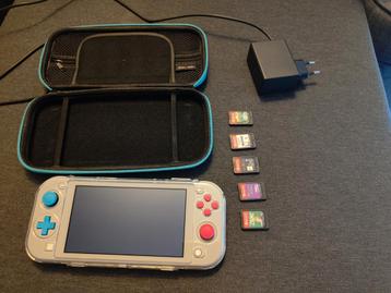 Switch Lite (Pokémon editie) + 5 spelletjes, Enlèvement, Utilisé