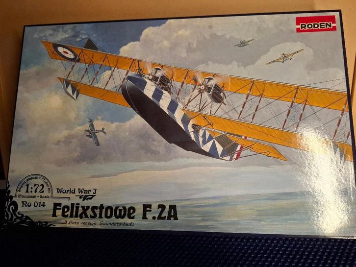 RODEN Felixstowe F.2A Late version, Saunders-built 1/72 037, Hobby & Loisirs créatifs, Modélisme | Avions & Hélicoptères, Avion