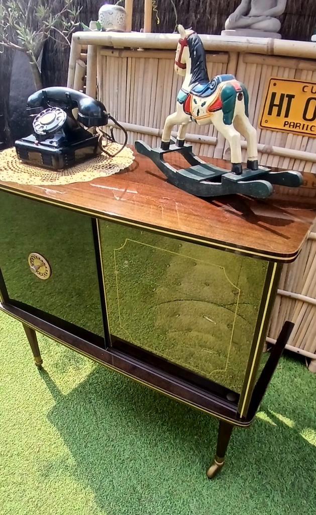 Barvintage des années 50, Huis en Inrichting, Kasten | Dressoirs, Eikenhout, Ophalen