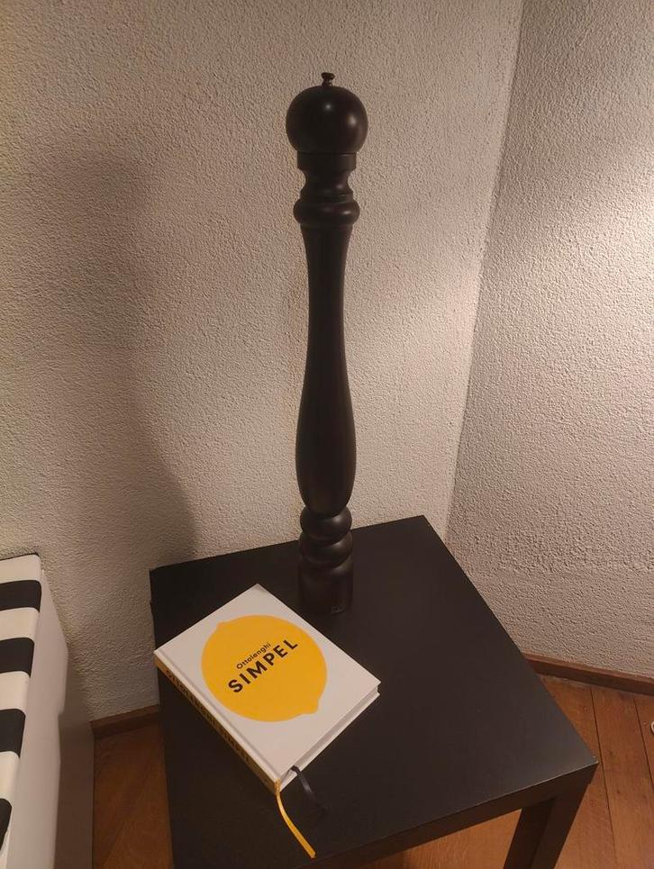 Peugeot Paris “Dark chocolat” pepermolen – 80 cm, Huis en Inrichting, Keuken | Keukenbenodigdheden, Zo goed als nieuw, Ophalen