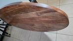 Mango houten tafelblad 180x90 ovaal, Huis en Inrichting, Tafels | Eettafels, Ophalen, Zo goed als nieuw, Ovaal