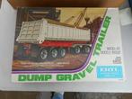 dump gravel trailer, Ophalen of Verzenden, Nieuw, Groter dan 1:32, Truck