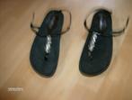 Teenslippers zwart merk rollini - maat 38 - nieuw, Neuf, Rollini, Enlèvement ou Envoi, Noir