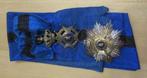 Tweetalig Grootkruis in de Orde van Leopold II in zilver, Verzamelen, Ophalen of Verzenden, Landmacht, Lintje, Medaille of Wings