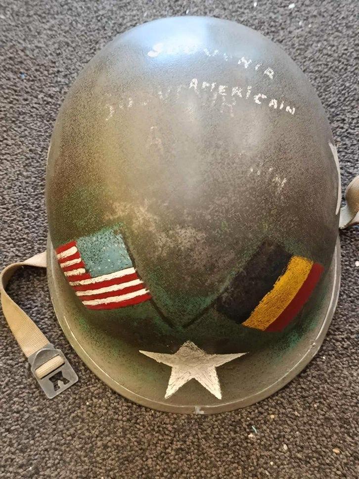 casque us m1 pattes fixes 1944 ww2, Collections, Objets militaires | Seconde Guerre mondiale, Enlèvement ou Envoi