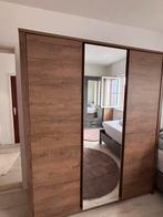 Kledingkast 3-deurs, Huis en Inrichting, Kasten | Kleerkasten, Ophalen, 200 cm of meer, 150 tot 200 cm, Eikenhout