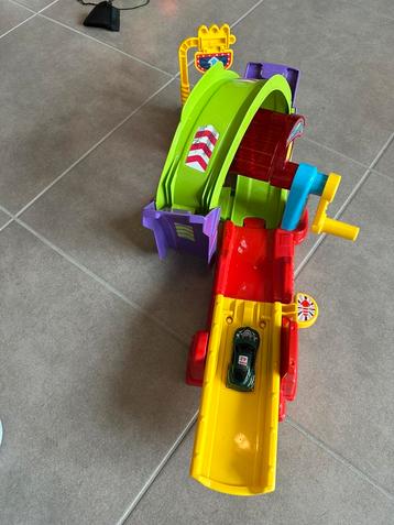 Looping Racebaan met Autootje, Enlèvement ou Envoi, Comme neuf