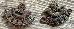 Bodemvondst Duke of Cornwall Light Infantry badges 14-18, Verzamelen, Militaria | Algemeen, Ophalen of Verzenden