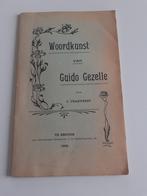 Woordkunst van Guido Gezelle 1904, Antiek en Kunst, Antiek | Boeken en Manuscripten, Ophalen of Verzenden