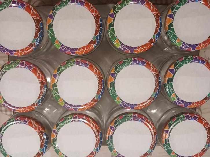 Lege, schone potten van 350 ml met luchtdicht deksel, Huis en Inrichting, Keuken | Servies, Zo goed als nieuw, Kom(men), Effen