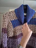 gros pull col roulé mauve lilas beige moelleux, état neuf S, Enlèvement ou Envoi, Comme neuf, Taille 36 (S), Violet