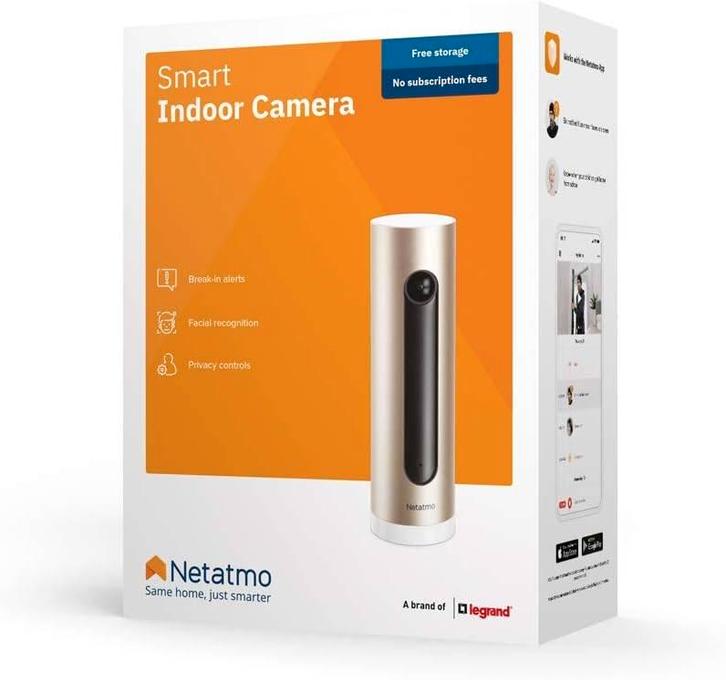 Netatmo Caméra Intérieure Intelligente filaire ou wifi, Audio, Tv en Foto, Videobewaking, Zo goed als nieuw, Binnencamera, Ophalen of Verzenden