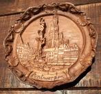 Vintage houtsnijwerk ANTWERPEN, Antiek en Kunst, Kunst | Beelden en Houtsnijwerken, Ophalen of Verzenden