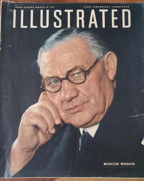 Illustrated March 22 1947, Verzamelen, Tijdschriften, Kranten en Knipsels, 1940 tot 1960, Ophalen of Verzenden