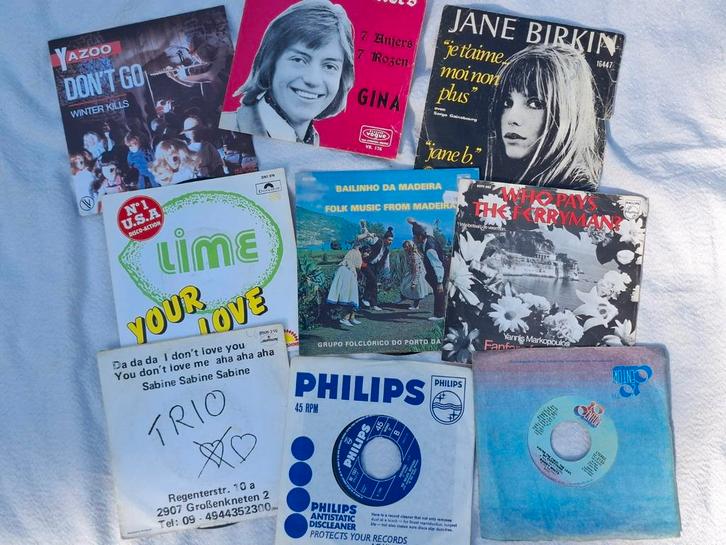 Lot singles, Cd's en Dvd's, Vinyl | Pop, Gebruikt, Ophalen of Verzenden