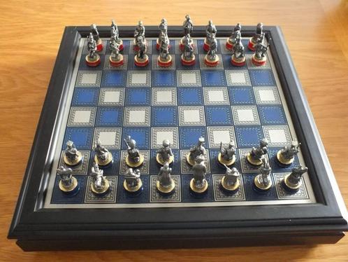 Jeu d'echecs Franklin Mint Bataille de Waterloo, Verzamelen, Overige Verzamelen, Zo goed als nieuw, Ophalen