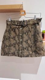 Jupe ZARA en cuir véritable – Imprimé python – Taille XS, Neuf, Enlèvement ou Envoi, Autres couleurs, Au-dessus du genou