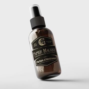 PAPIER MAGIQUE: Ambergloed - boekenparfum, roomspray, kamerp beschikbaar voor biedingen